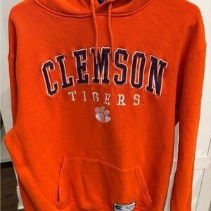 Champion Orange Clemson Hoodie